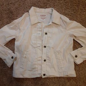 White Jean Jacket - Medium - From IZOD Jeans